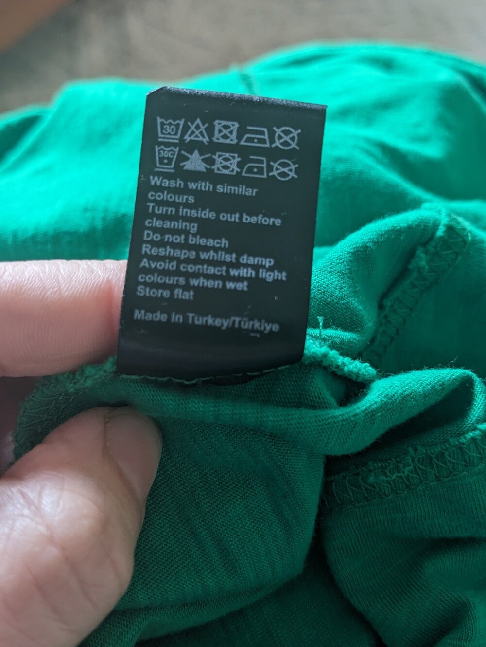 Green ME+EM Swing Dress With Pockets 100% Cotton - Picture 6 of 7